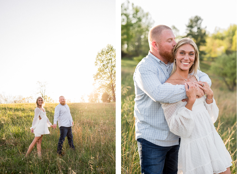 Spring Private Farm Engagement Session - Hunter and Sarah Photography