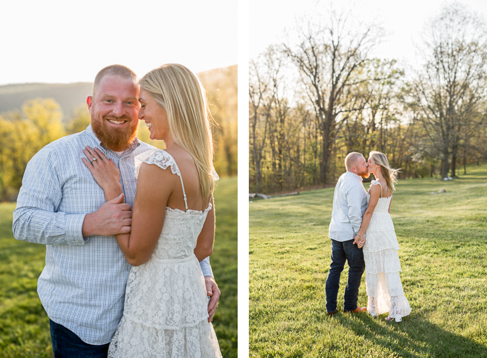 Spring Private Farm Engagement Session - Hunter and Sarah Photography