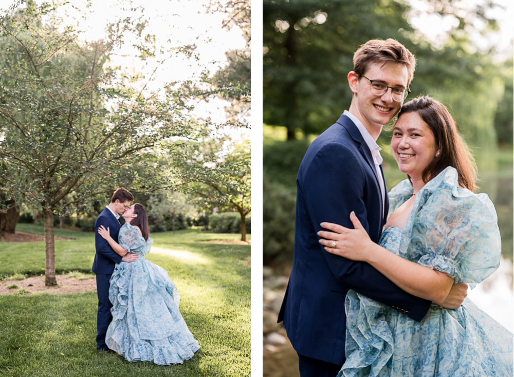 Garden Engagement Session at Waterperry Farm - Hunter and Sarah Photography