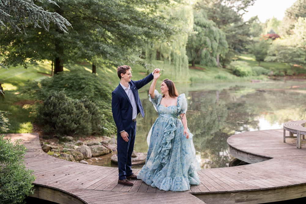 Garden Engagement Session at Waterperry Farm - Hunter and Sarah Photography