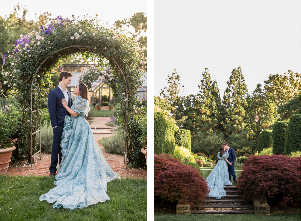 Garden Engagement Session at Waterperry Farm - Hunter and Sarah Photography