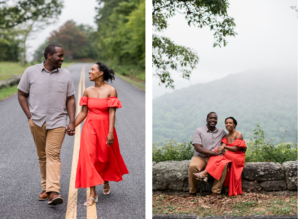 Shenandoah National Park Engagement - Hunter and Sarah Photography