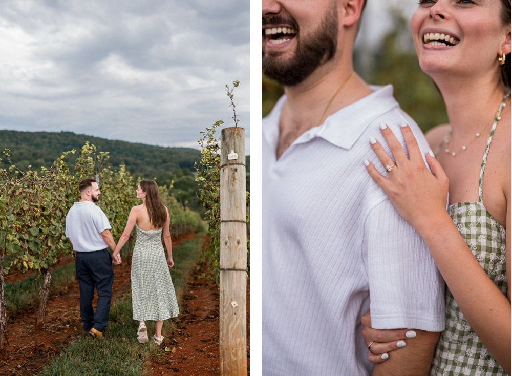 Surprise Engagement with Friends at Trump Winery - Hunter and Sarah Photography