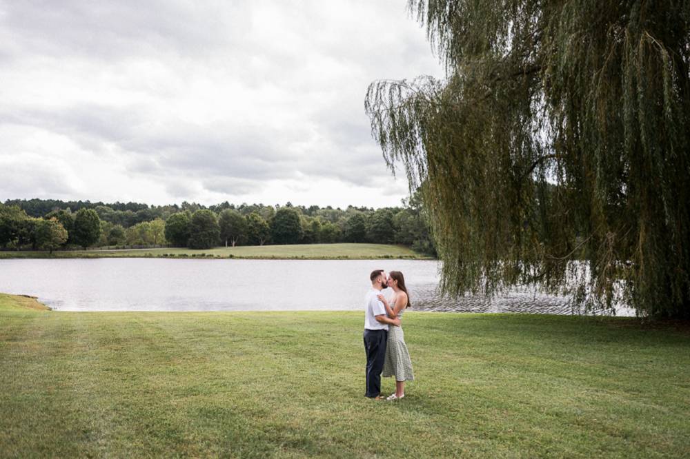 Overcast Surprise Proposal at Trump Winery and Albemarle Estate - Hunter and Sarah Photography