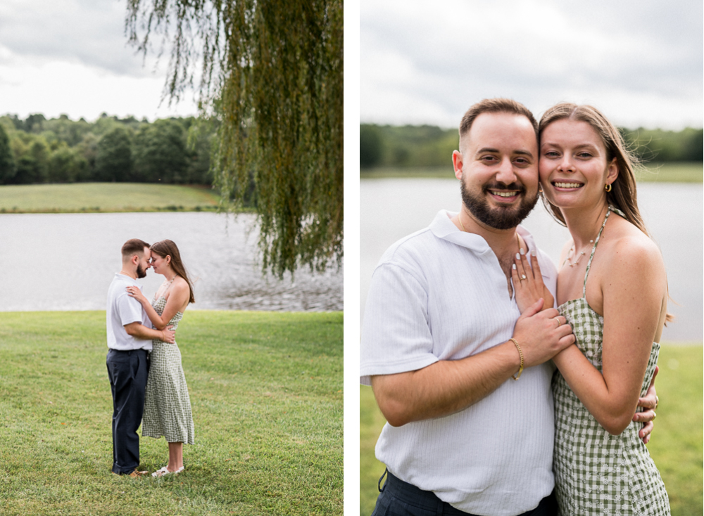 Surprise Engagement with Friends at Trump Winery - Hunter and Sarah Photography