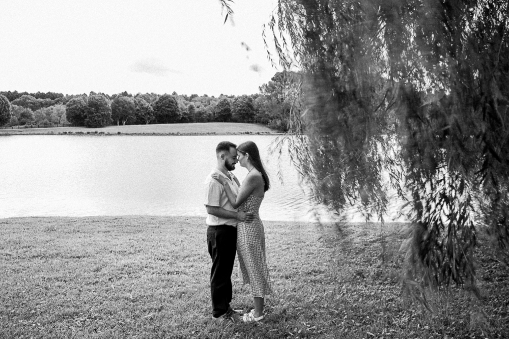 Overcast Surprise Proposal at Trump Winery and Albemarle Estate - Hunter and Sarah Photography