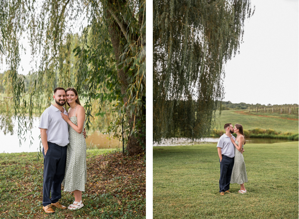 Surprise Engagement with Friends at Trump Winery - Hunter and Sarah Photography