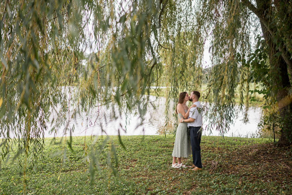 Overcast Surprise Proposal at Trump Winery and Albemarle Estate - Hunter and Sarah Photography