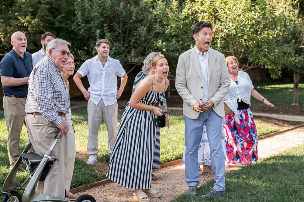 Summer Surprise Proposal at UVA's Lawn - Hunter and Sarah Photography