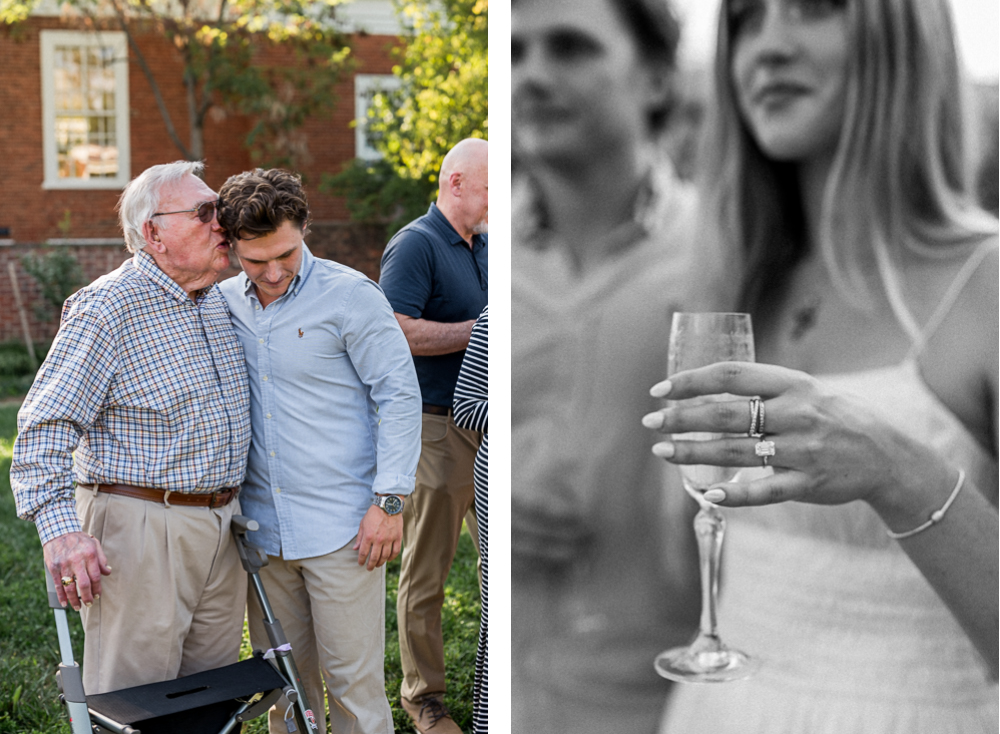 Summer Surprise Proposal at UVA's Lawn - Hunter and Sarah Photography