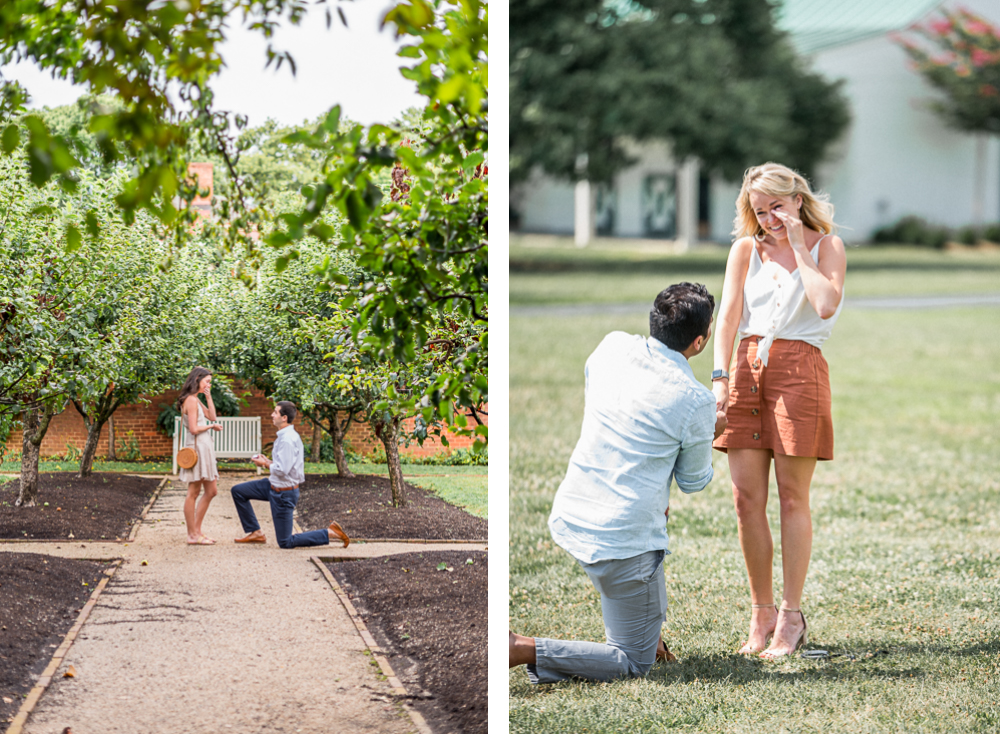 Surprise Proposal Photographer in Charlottesville VA - Hunter and Sarah Photography