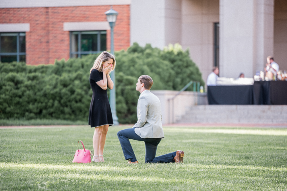 Where to propose in Charlottesville VA - hunter and sarah photography