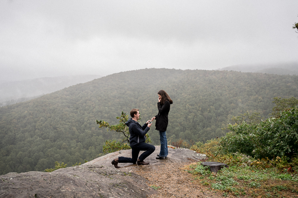 Surprise Proposal Photographer in Charlottesville VA - Hunter and Sarah Photography