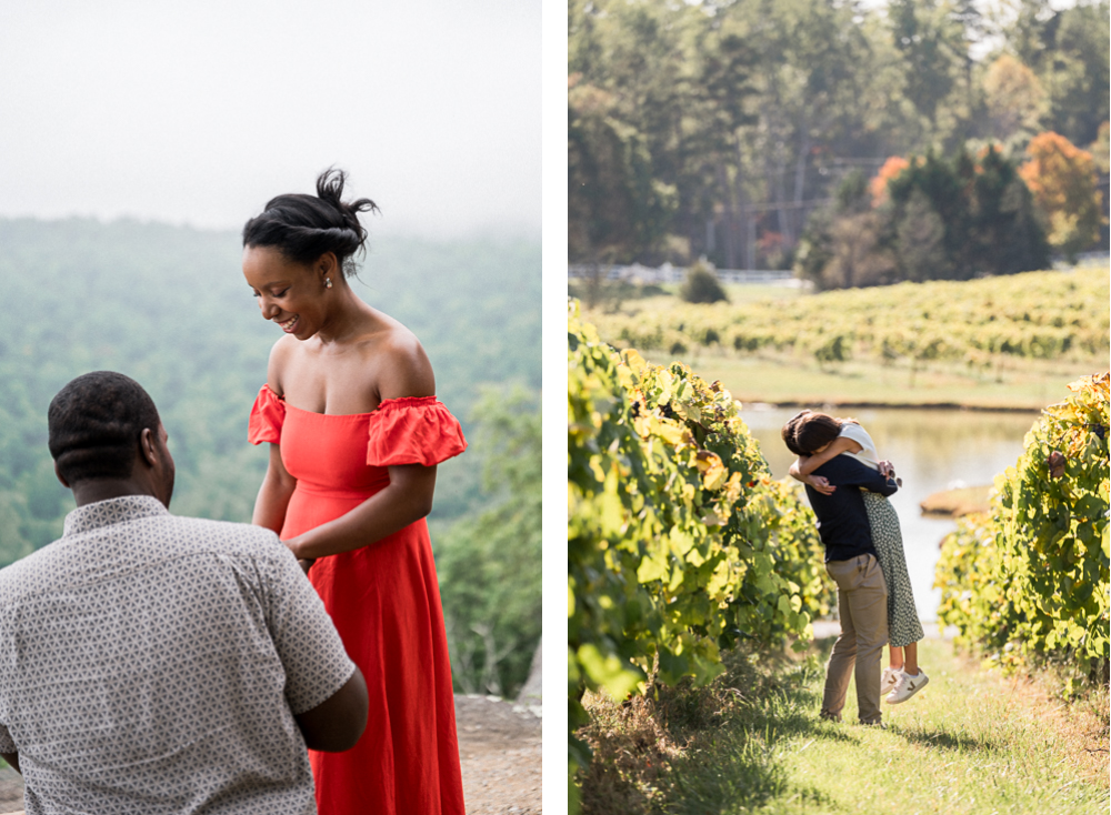 Surprise Proposal Photographer in Charlottesville VA - Hunter and Sarah Photography