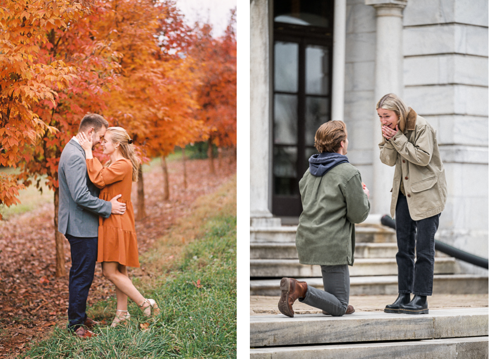 Surprise Proposal Photographer in Charlottesville VA - Hunter and Sarah Photography