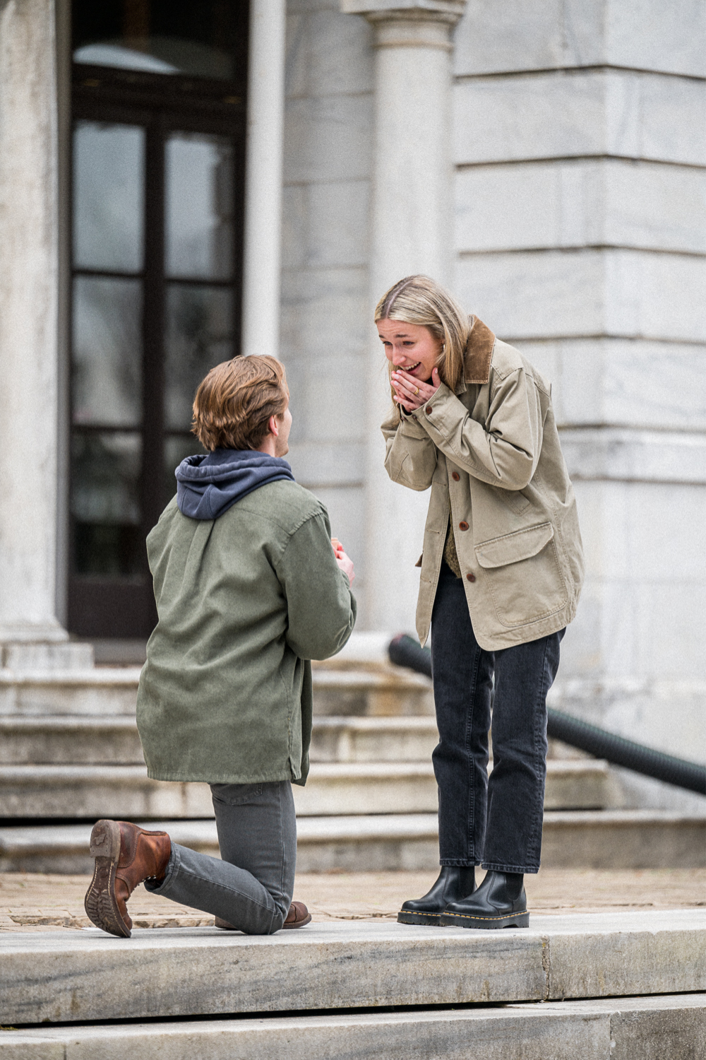 Surprise Proposal Photographer in Charlottesville VA - Hunter and Sarah Photography