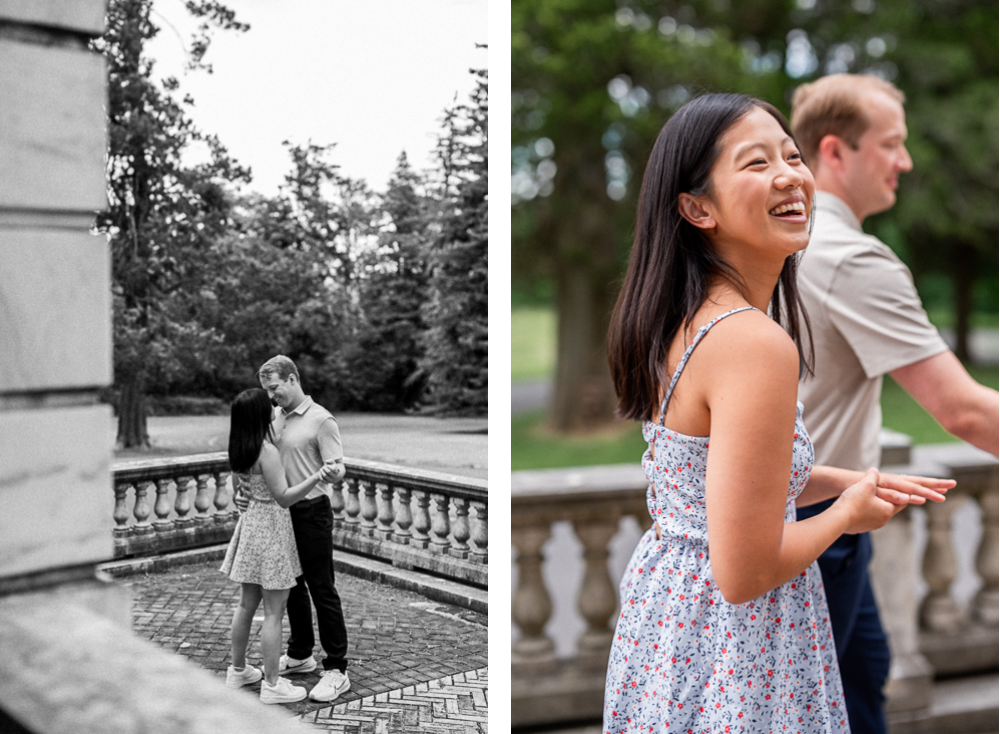 Swannanoa Palace Surprise Proposal - Hunter and Sarah Photography