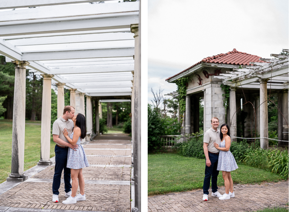 Surprise Engagement Inside Swannanoa Palace - Hunter and Sarah Photography