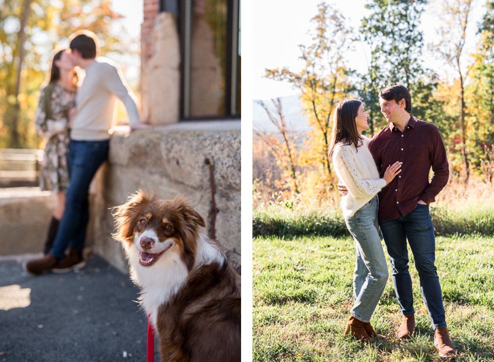 Engagement Photoshoot at Eastwood Winery and the Wool Factory - Hunter and Sarah Photography