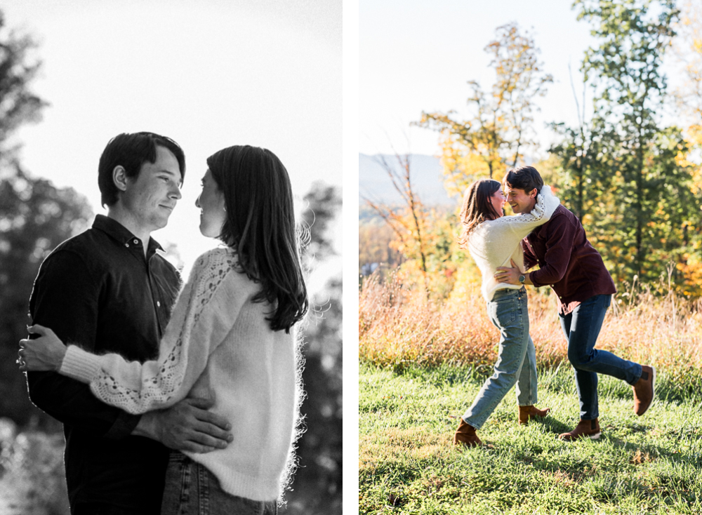 Engagement Photoshoot at Eastwood Winery and the Wool Factory - Hunter and Sarah Photography