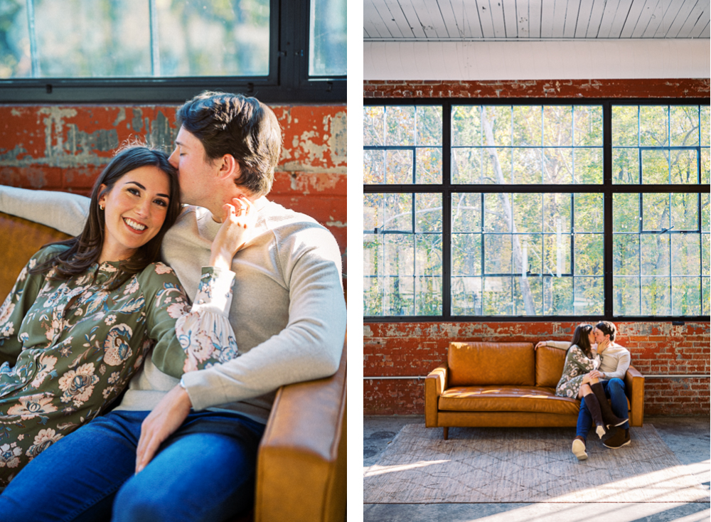 Engagement Photoshoot at Eastwood Winery and the Wool Factory - Hunter and Sarah Photography