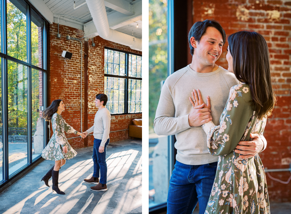 Engagement Photoshoot at Eastwood Winery and the Wool Factory - Hunter and Sarah Photography