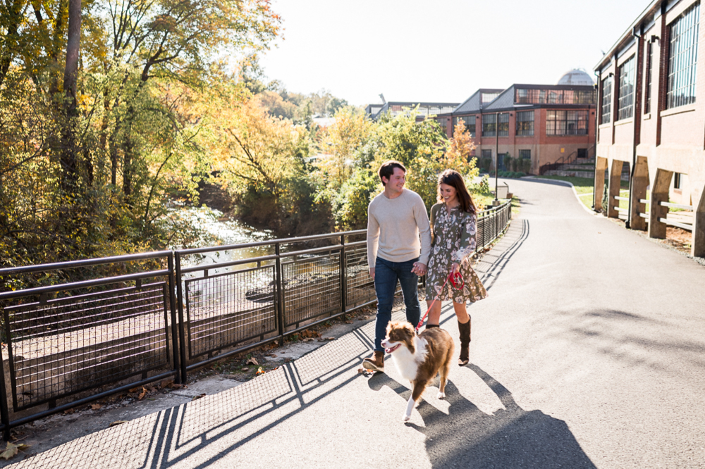 Engagement Photoshoot at Eastwood Winery and the Wool Factory - Hunter and Sarah Photography