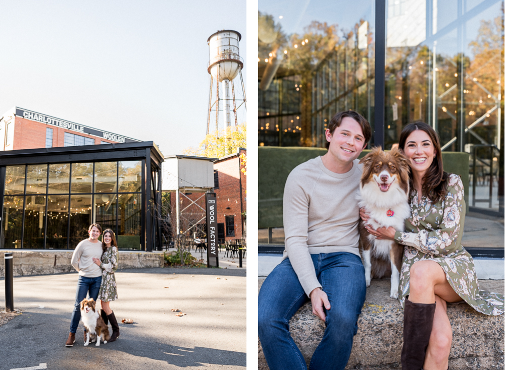 Indoor-Outdoor Engagement Session at the Wool Factory and Eastwood Winery - Hunter and Sarah Photography