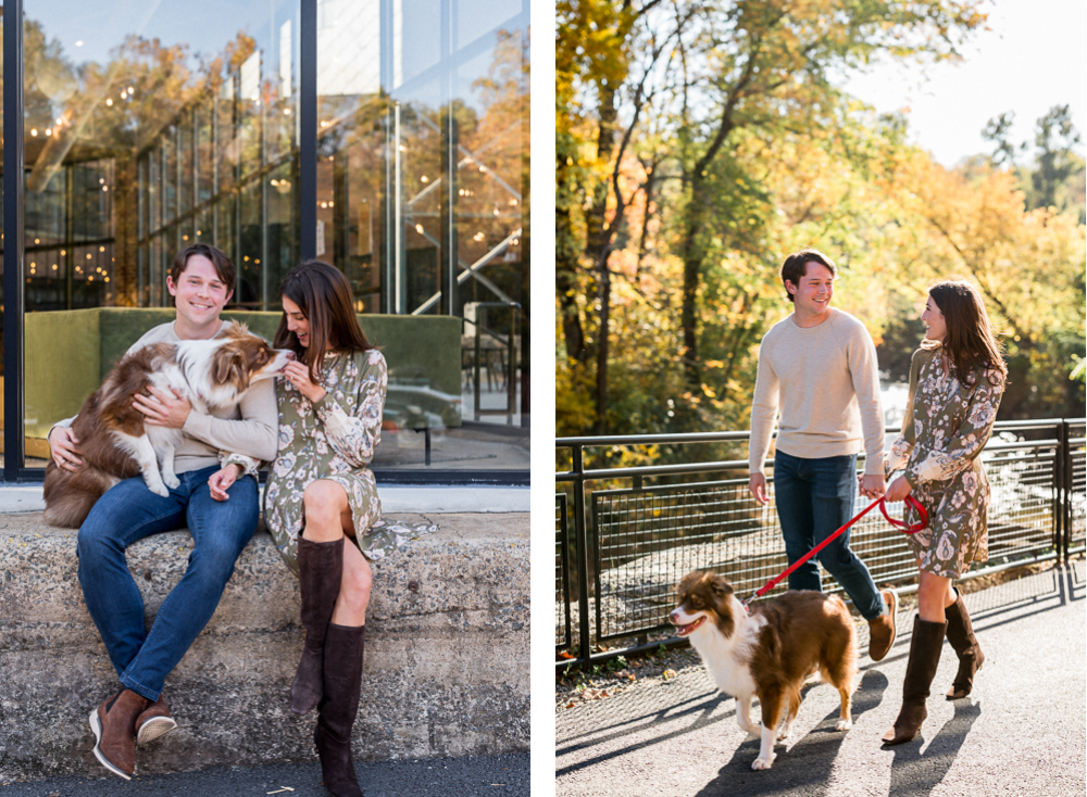 Engagement Photoshoot at Eastwood Winery and the Wool Factory - Hunter and Sarah Photography