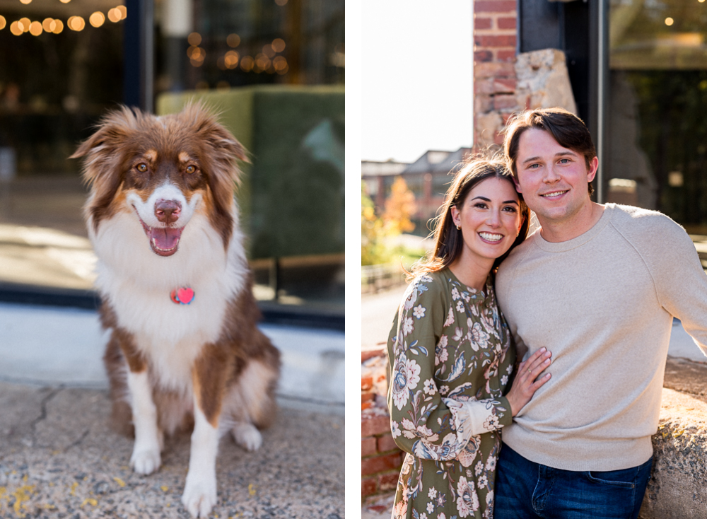 Indoor-Outdoor Engagement Session at the Wool Factory and Eastwood Winery - Hunter and Sarah Photography