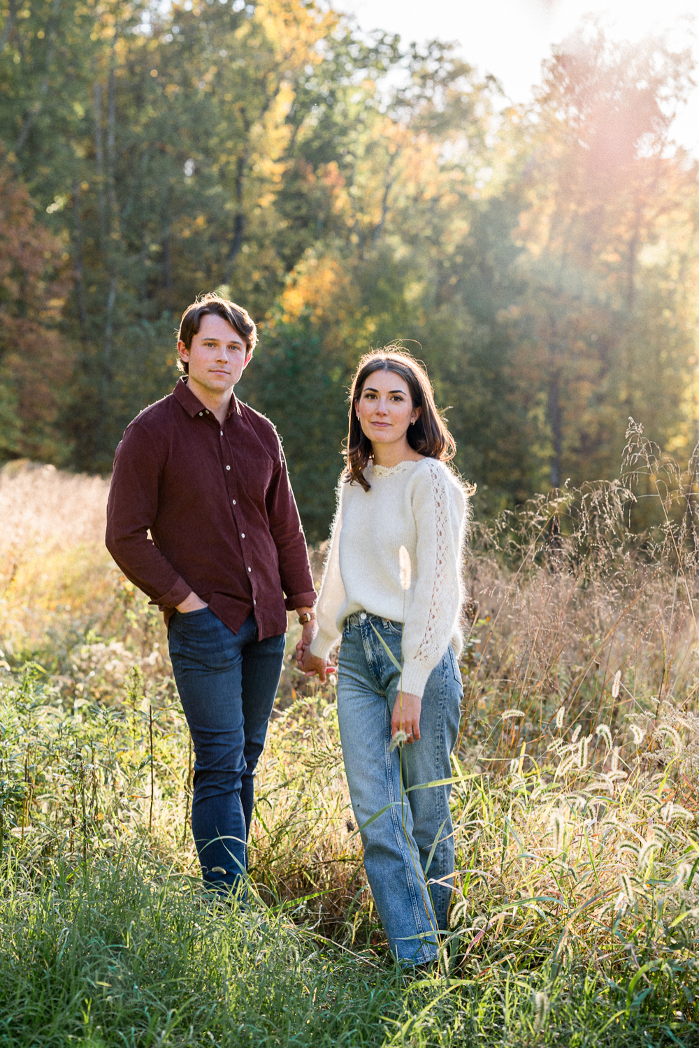 Engagement Photoshoot at Eastwood Winery and the Wool Factory - Hunter and Sarah Photography