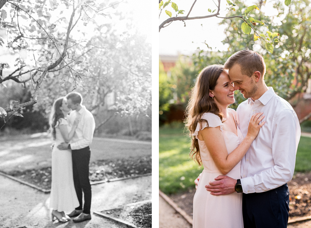 Late-Summer Engagement Session at UVA's Lawn - Hunter and Sarah Photography