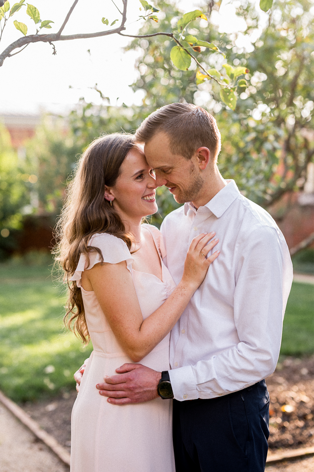 Late-Summer Engagement Session at UVA's Lawn - Hunter and Sarah Photography