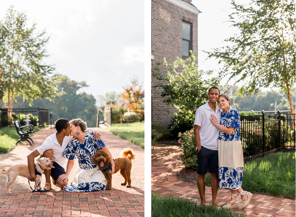 Libby Hill Park and Rocketts Landing Engagement Session - Hunter and Sarah Photography