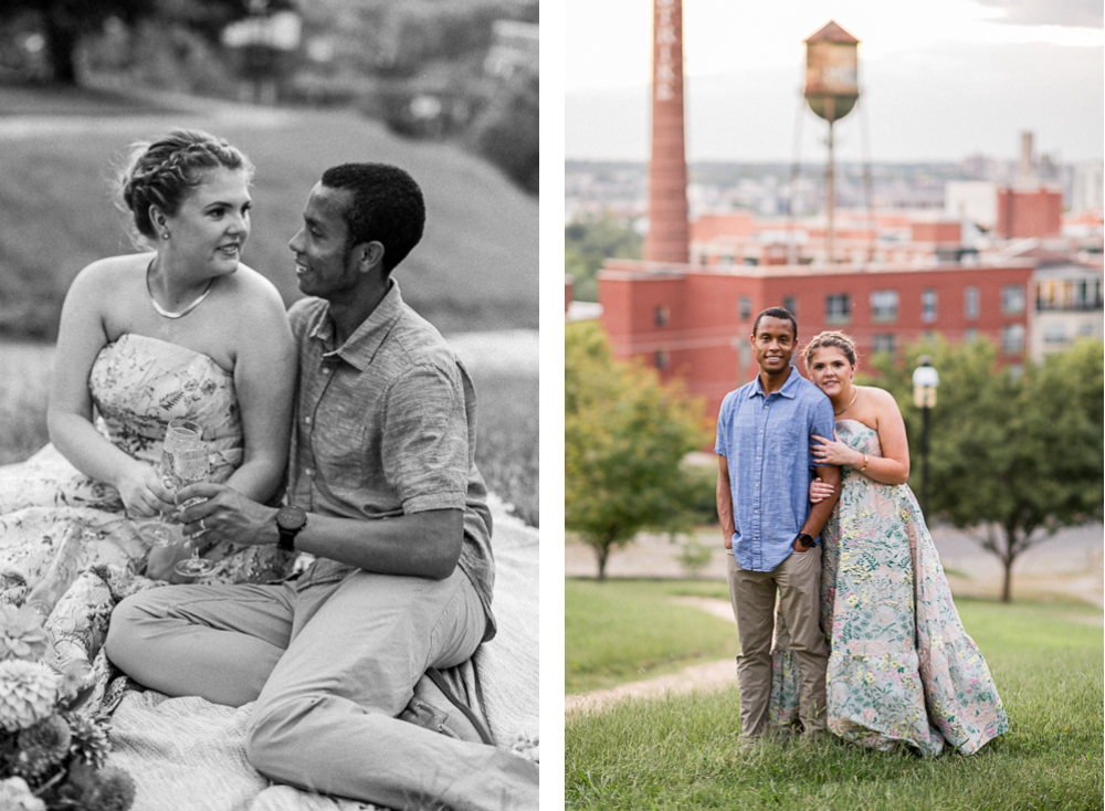 Downtown Richmond Engagement Session - Hunter and Sarah Photography