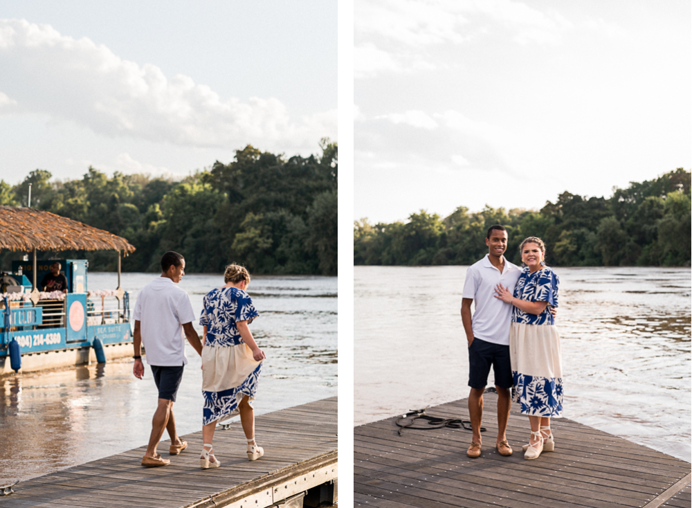 Downtown Richmond Engagement Session - Hunter and Sarah Photography