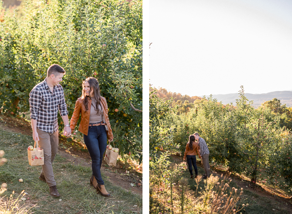 Lifestyle Apple Picking Portrait Session - Hunter and Sarah Photography