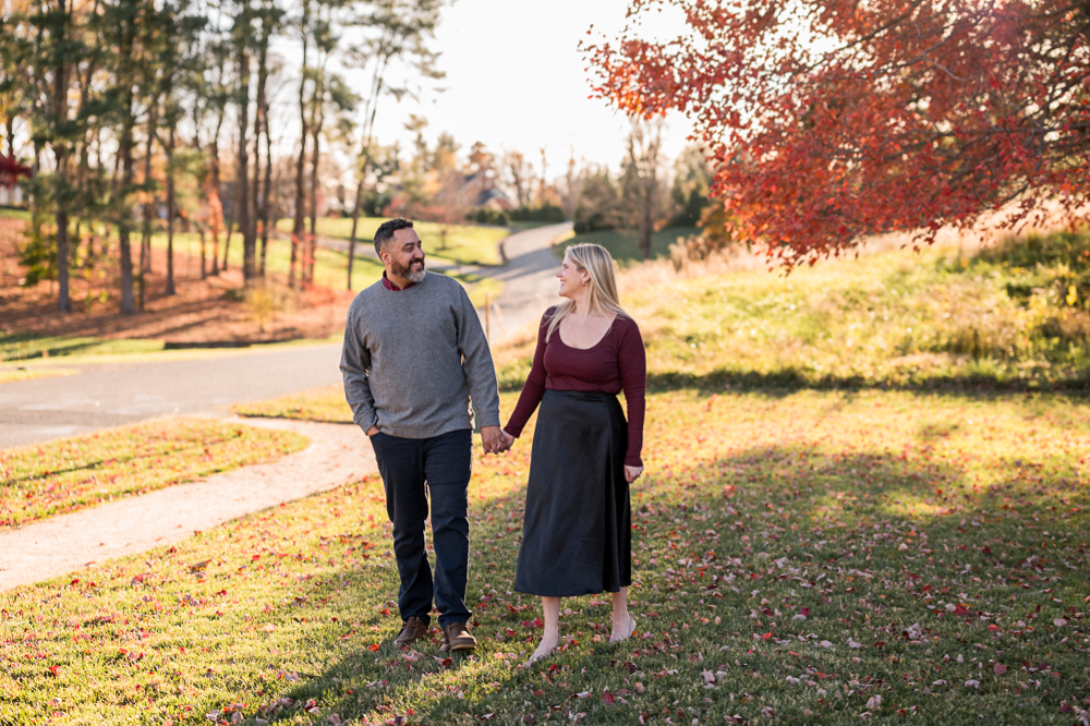 Fall Downtown Mall and Boar's Head Engagement Session - Hunter and Sarah Photography