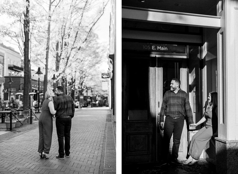 Fall Downtown Mall and Boar's Head Engagement Session - Hunter and Sarah Photography