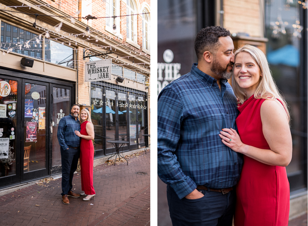 Downtown Charlottesville Engagement Photoshoot - Hunter and Sarah Photography