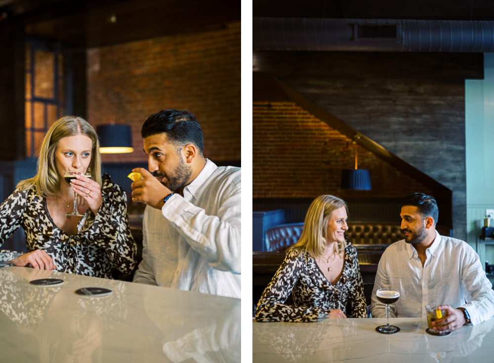 The Fitzroy Bar Engagement Session - Hunter and Sarah Photography