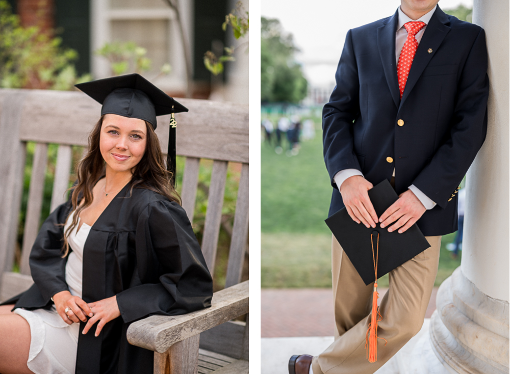 Where can I pick up my graduation robe UVA 2025 - Hunter and Sarah Photography