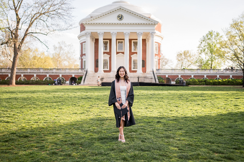 Where can I pick up my graduation robe UVA 2025 - Hunter and Sarah Photography