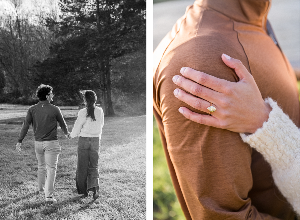 Fall Pollak Vineyards Surprise Proposal - Hunter and Sarah Photography