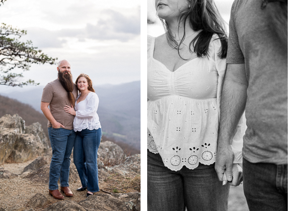 Raven's Roost Overlook Engagement Session - Hunter and Sarah Photography