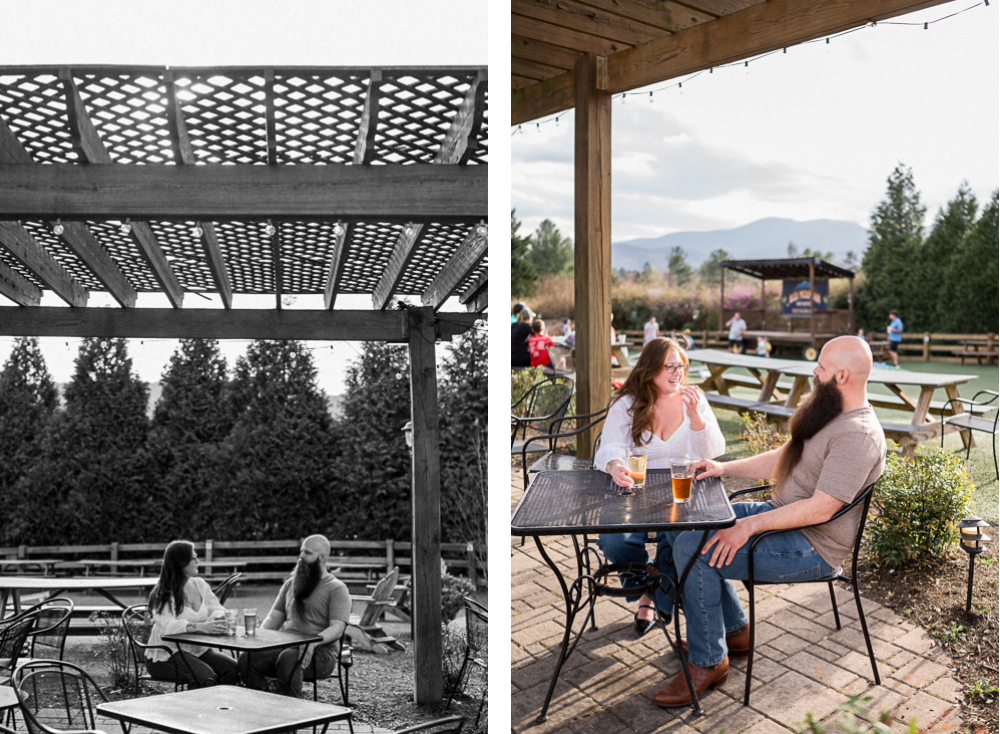 Blue Mountain Brewery Engagement Session - Hunter and Sarah Photography Cover