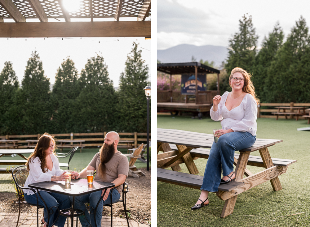 Raven's Roost Overlook Engagement Session - Hunter and Sarah Photography