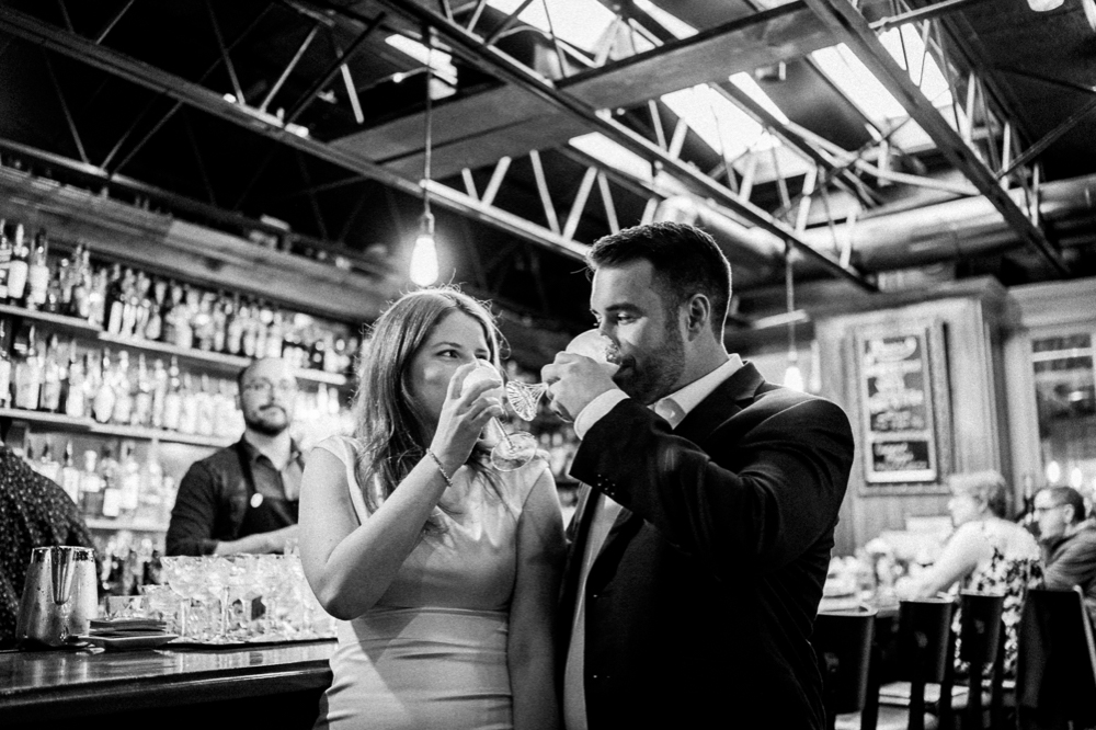 Alley Light Engagement Session - Hunter and Sarah Photography