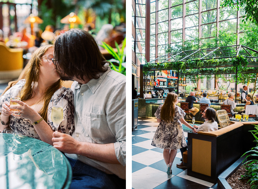 Bookstore Lifestyle Engagement Session - Hunter and Sarah Photography