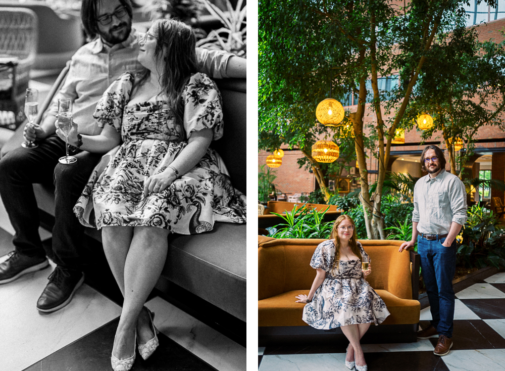 Bookstore Lifestyle Engagement Session - Hunter and Sarah Photography